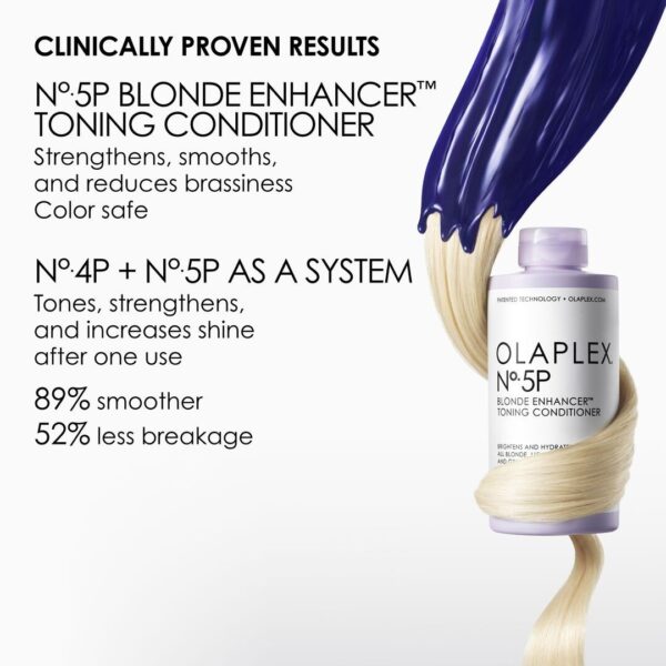 Olaplex No.5P Blonde Enhancer Toning Conditioner 250ml - Image 2