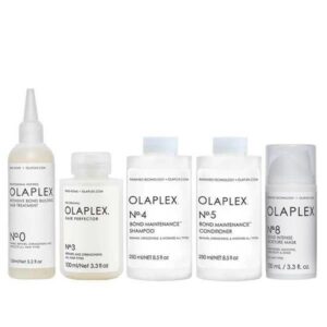 Olaplex Bond Maintenance Hair Treatment Set (No.0 155ml, No.3 100ml, No.4 250ml, No.5 250ml, No.8 100ml)